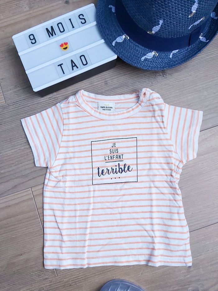 t-shirt tao 9 mois