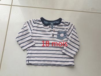 1 T- shirts Manche Longue 18 mois