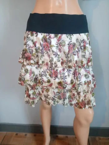 Jupe fleuri