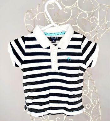 Polo rayé 6 mois