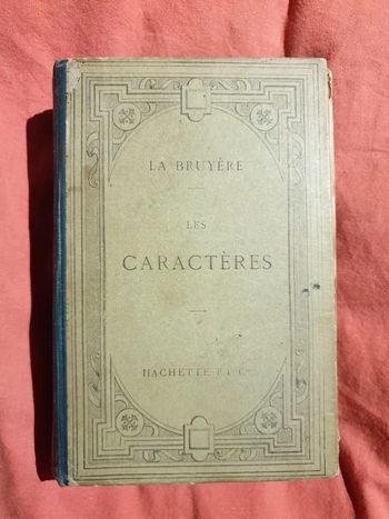 La Bruyère - Les caractères - 1901