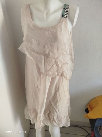 #kytietailleuniquefemme. Robe en soie taille unique