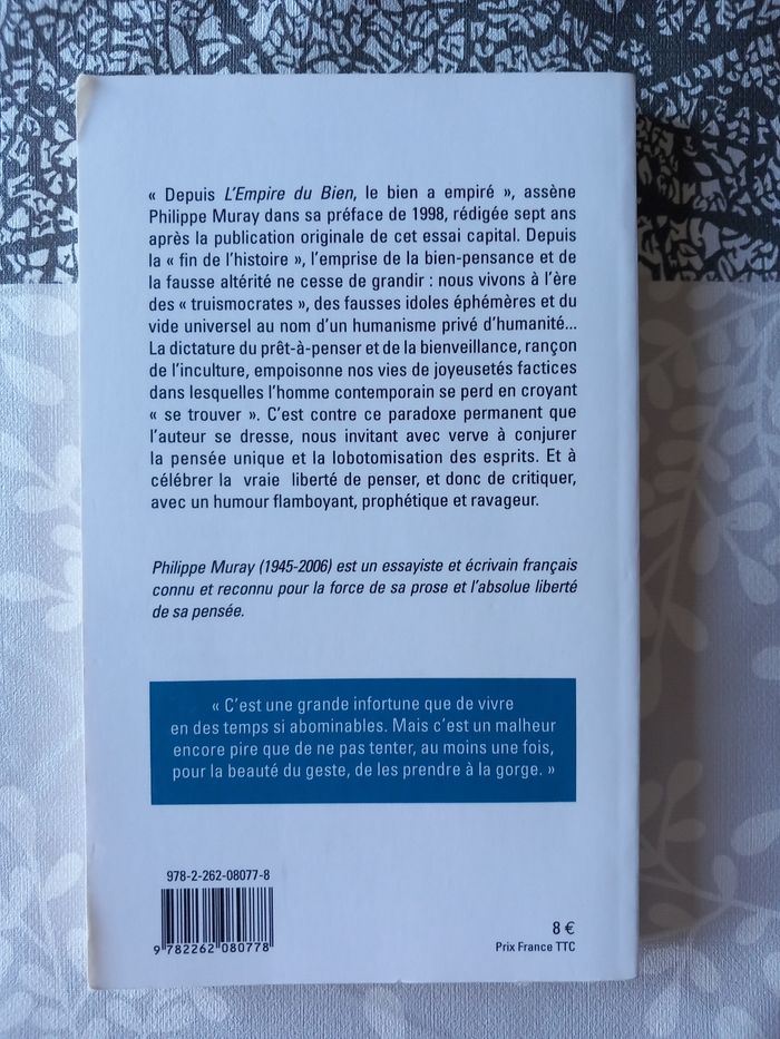 L'Empire du Bien  Philippe Muray - photo numéro 2