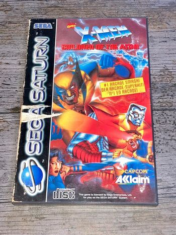 X-Men Children Of atom Jeu Sega Saturn Complet PAL
