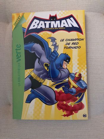 livre batman bibliotheque verte 6/8 ans 