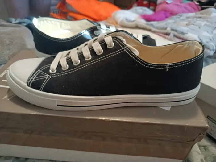 Baskets tennis basses style converse pointure 44 Gémo - photo numéro 6