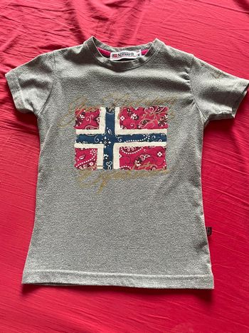 T-shirt fille gris