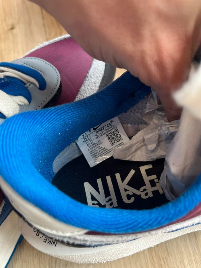 Nike LD Waffle Sacai Undercover Night Maroon Team Royal 42 - photo numéro 5