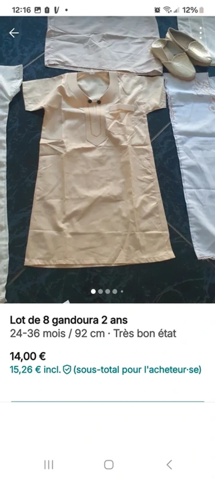 Lot de 8 gandouras - photo numéro 8
