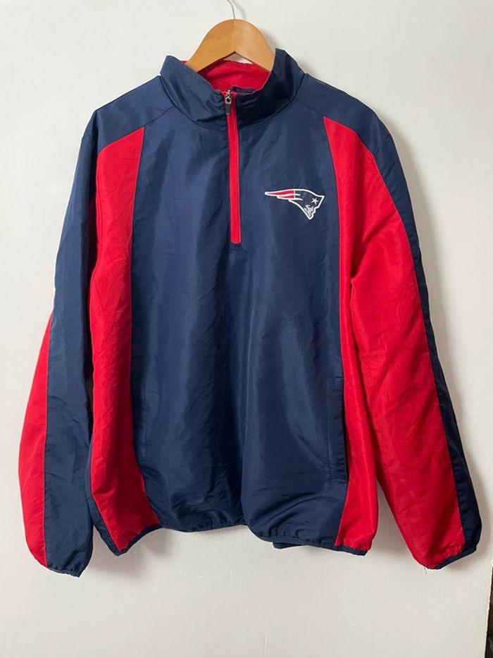 Sweat NFL – Homme – Taille XL – Marine & Rouge