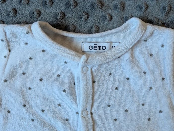 Pyjama Gémo, grenouillère mixte pour fille ou garçon - Taille 3 mois - photo numéro 4