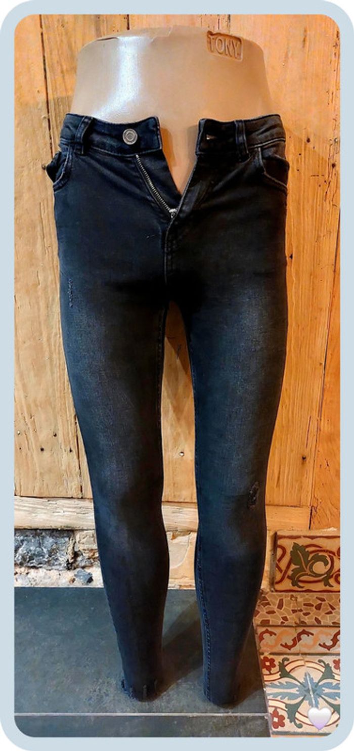 jeans noir denimco taille 36