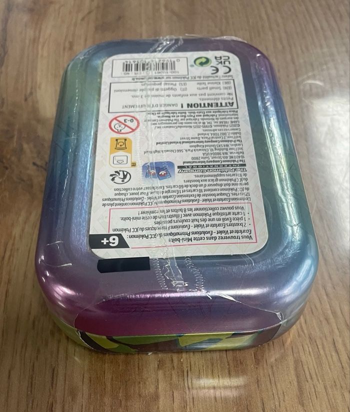 Pokémon mini tins Mentali évolutions prismatiques EV 8.5 écarlate et violet - photo numéro 2