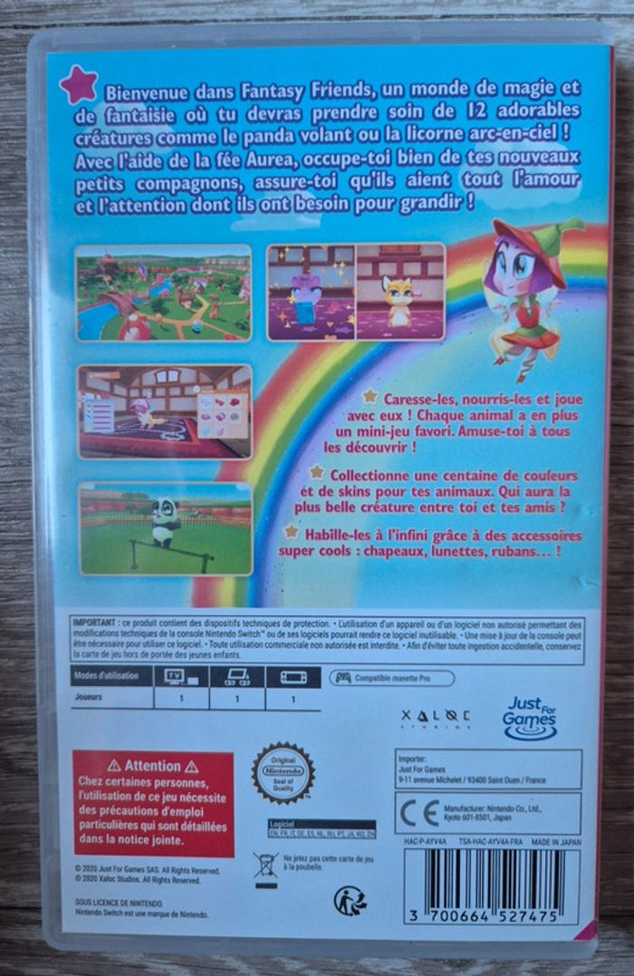 Fantasy Friends. Nintendo Switch compatible Switch Lite et Oled. - photo numéro 2