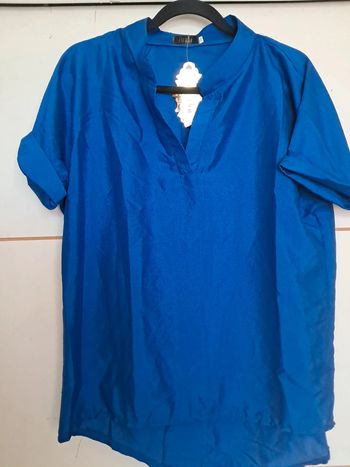 Jolie blouse légère 3xl neuve bleue