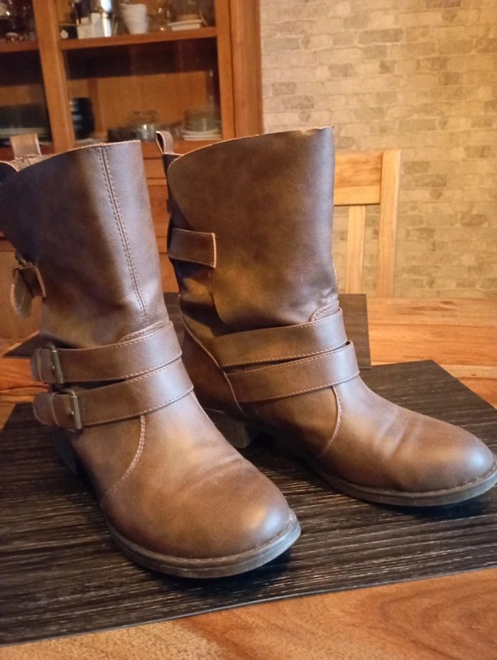 Botte mi-hautes style camarguaise - photo numéro 2
