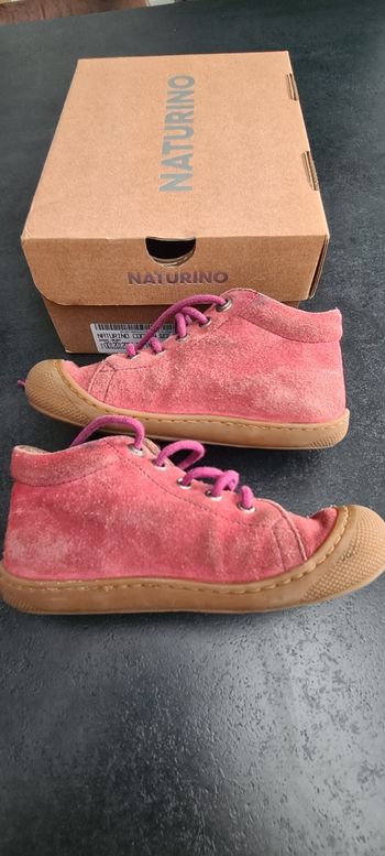 Chaussures fille naturino rose P24