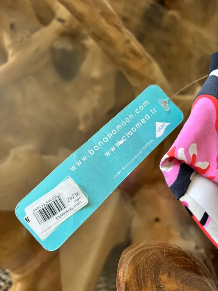 Haut de maillot de bain rembourré Banana Moon bandeau fleurs - photo numéro 6