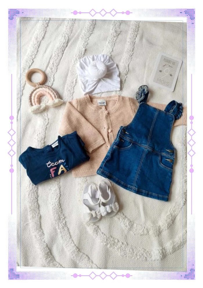 Ensemble bébé fille 9 mois - photo numéro 2