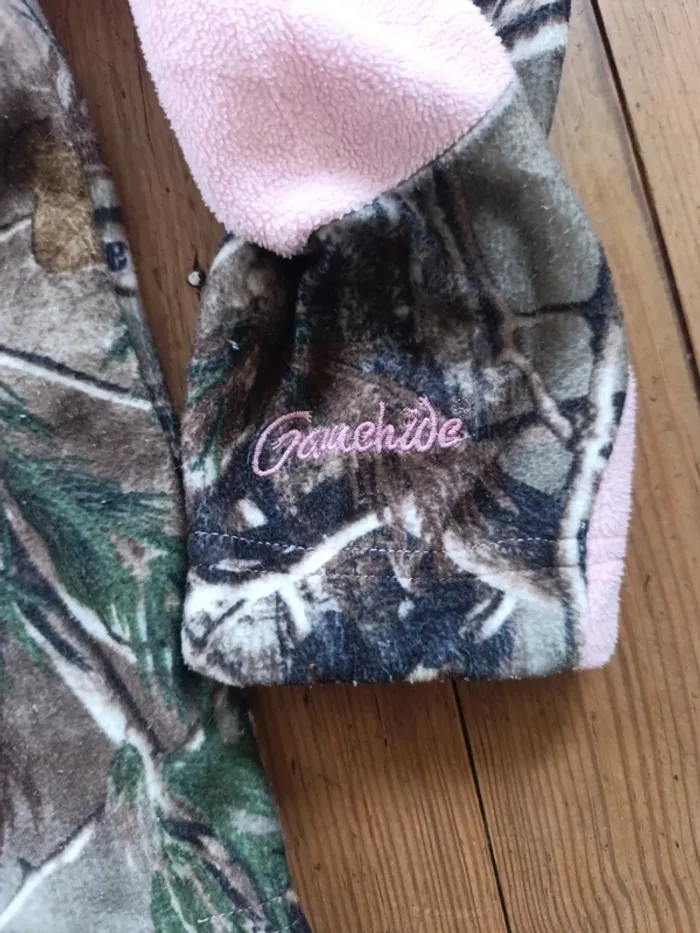 Veste polaire a capuche rose Gamehide camo realtree XL - photo numéro 3