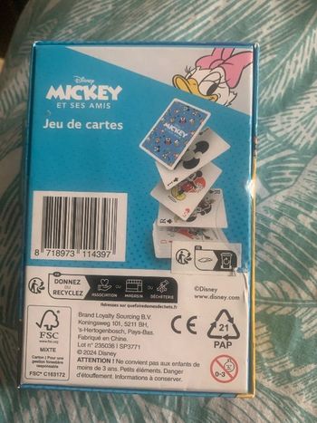 Jeu de carte Mickey