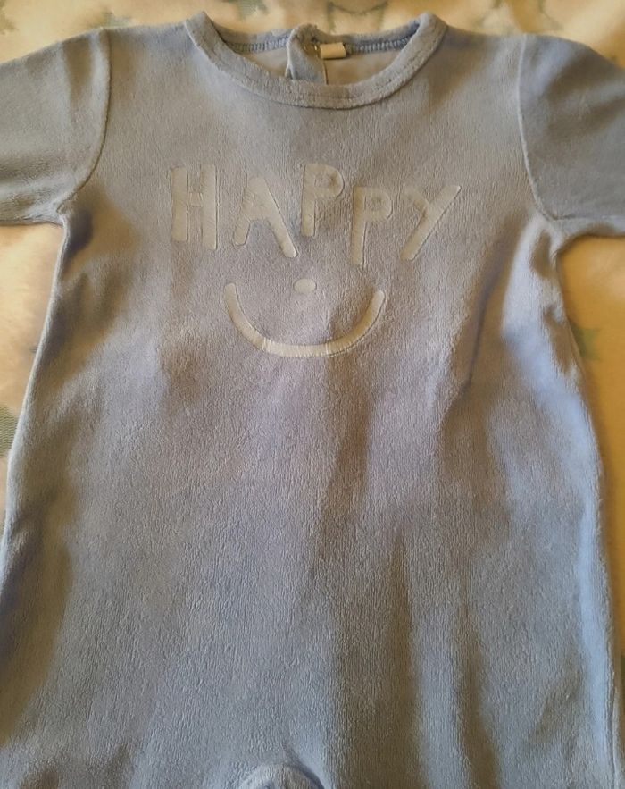 Pyjama en velours Marine + 1 offert 9M - photo numéro 6