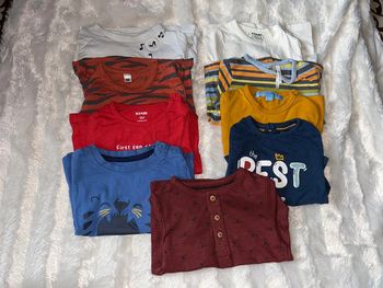 9 t-shirts manches longues