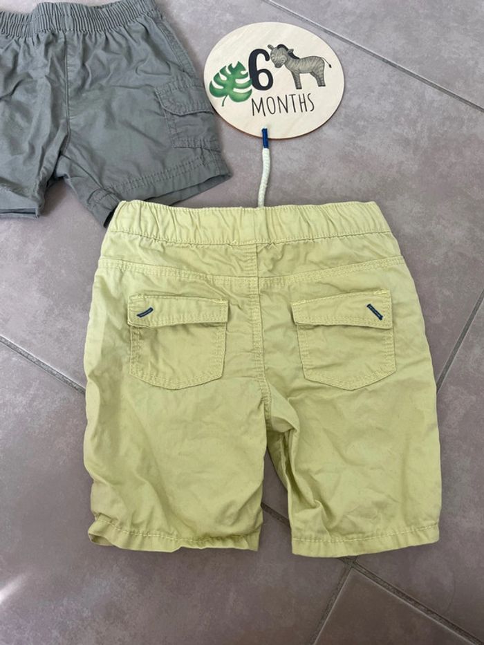 Lot de deux shorts pantalons taille 6 mois obaibi - photo numéro 5