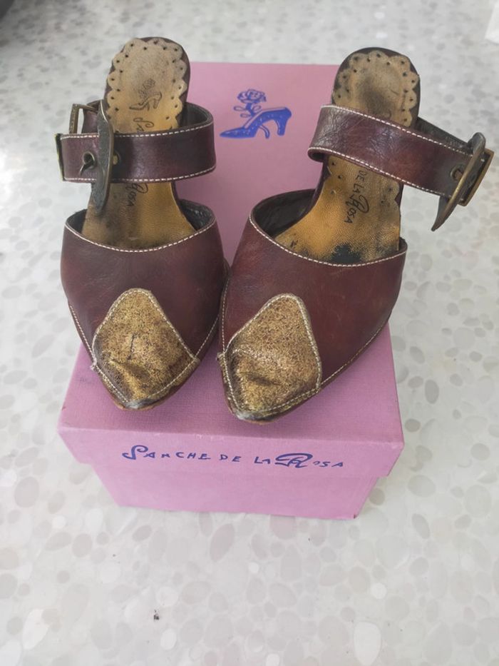 Chaussures à talons Sanche de la Rosa t 36 - photo numéro 4