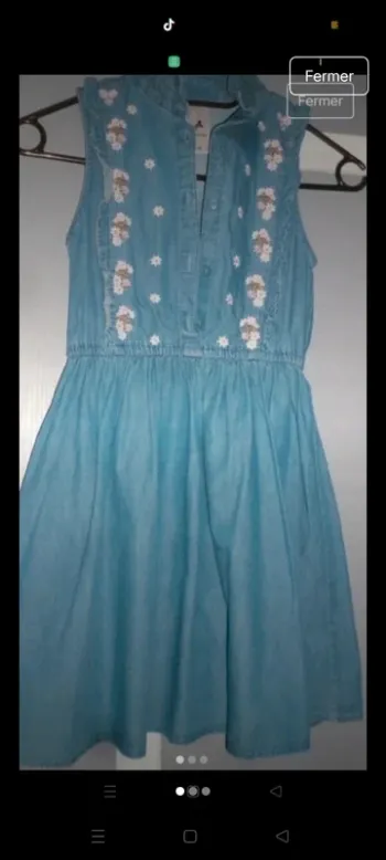 Robe en jean