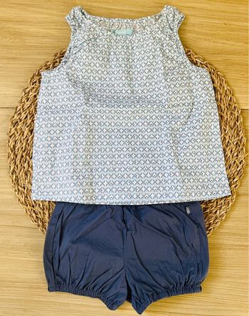 Ensemble blouse et bloomer Obaïbi