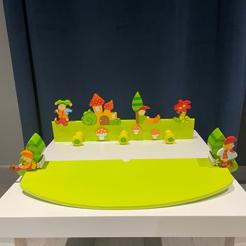 Patère porte-manteau et étagère enfant Lutin