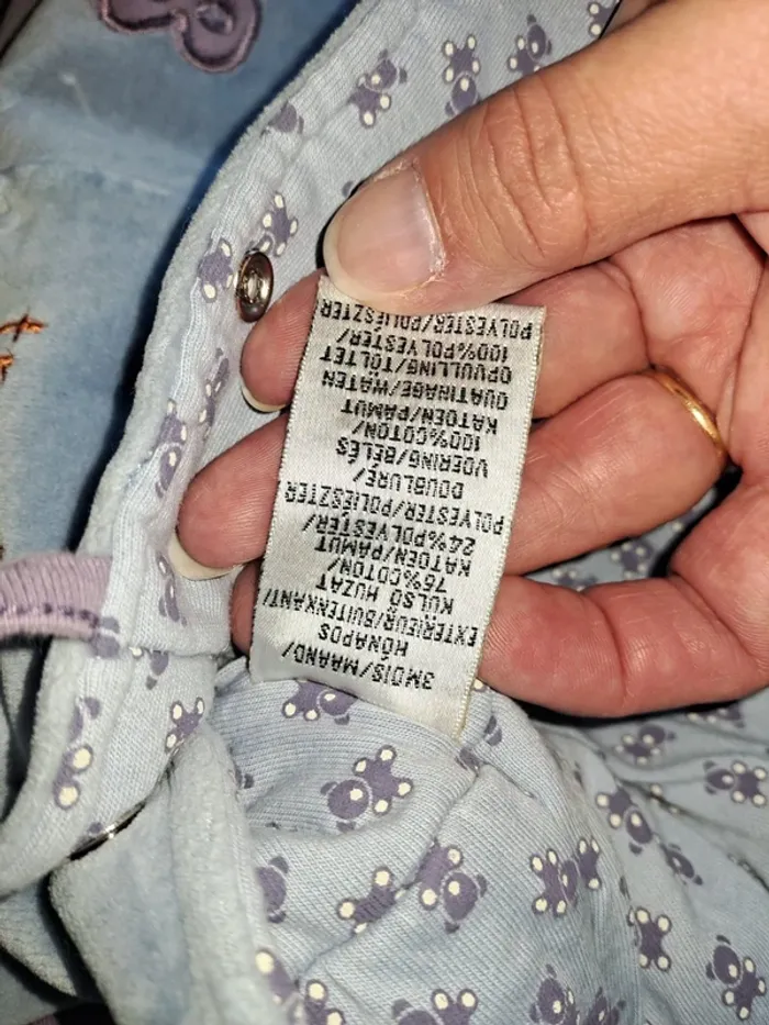 Combinaison chaude bleue garçon influx 3 mois super état - photo numéro 6