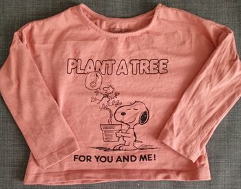 Tee shirt manches longues Snoopy 