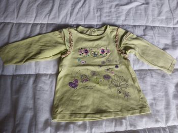 Maillot manches longues bébé fille taille 6mois