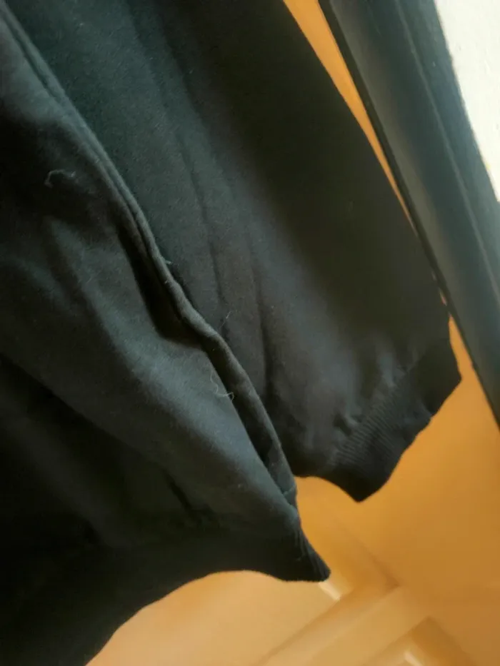 Pull noir homme L tête de mort strass uniplay NEUF - photo numéro 5