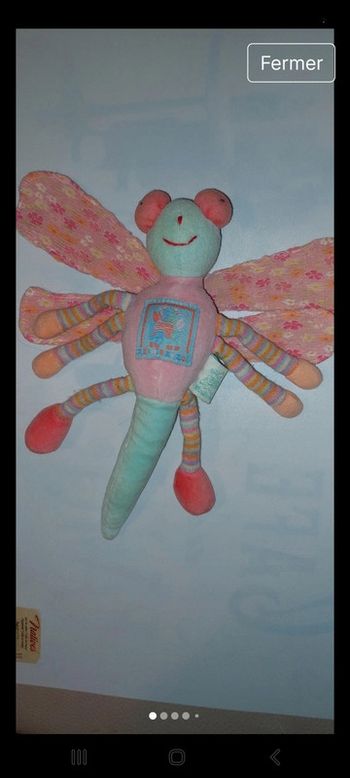 Doudou hochet 24 cm libellule
Moulin Roty - Collection
Zéphir et Zoé