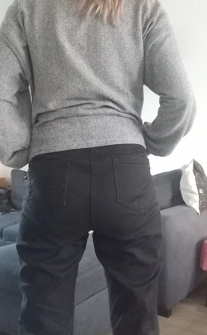 Pantalon noir skinny T38/40 - photo numéro 9