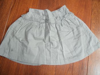 Jupe taupe fille, Obaibi, taille 3 ans