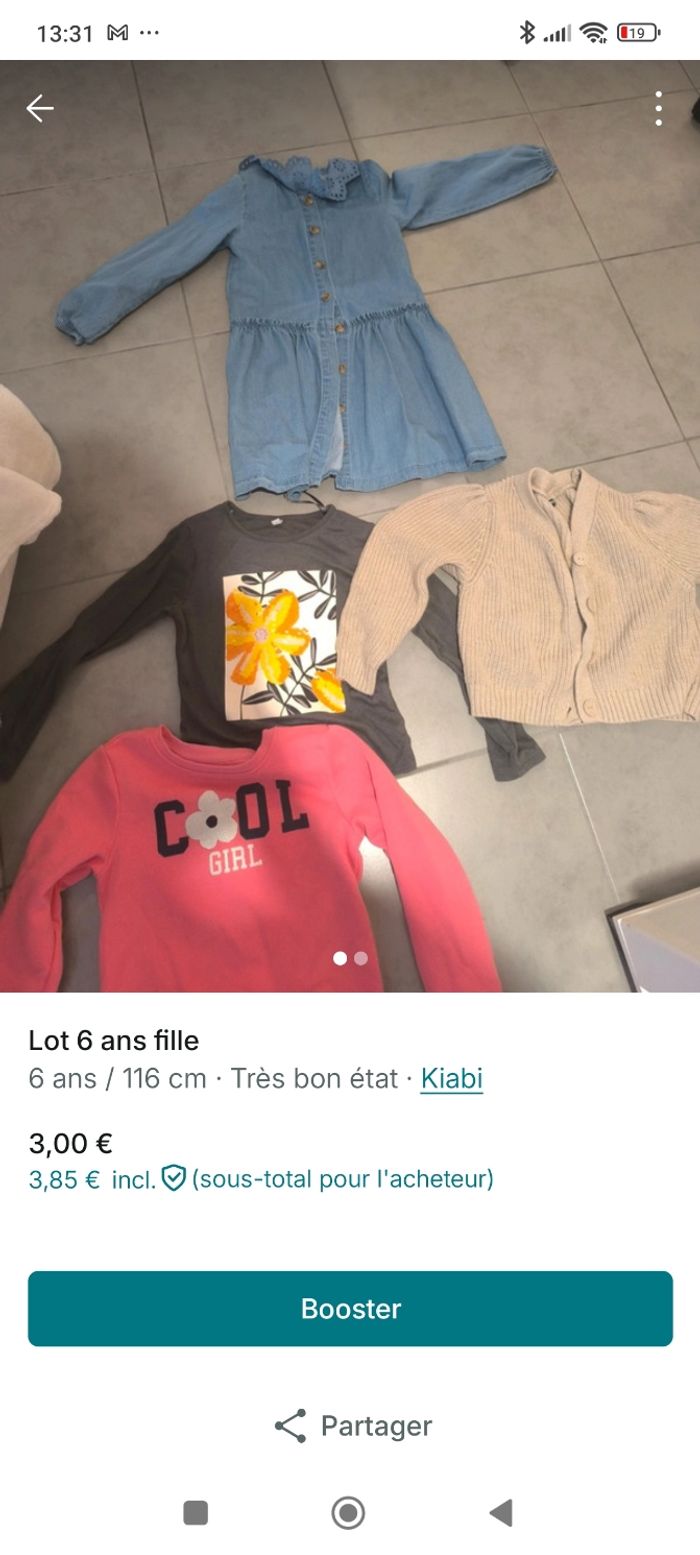 Lot  6 ans