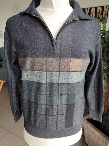 Pull col zippé