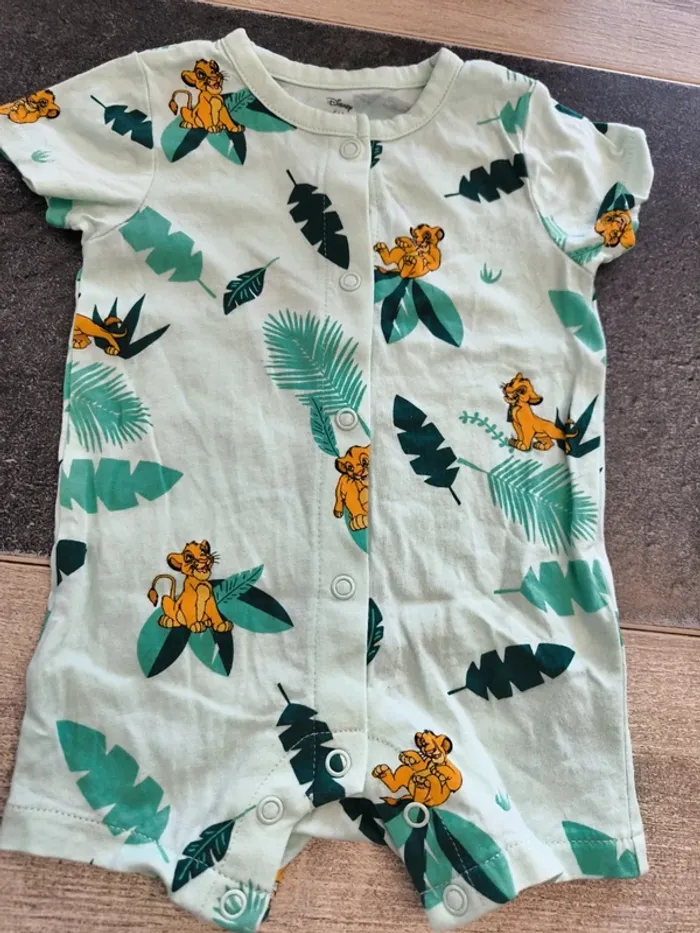 Combishort garçon 6 mois Disney Simba - photo numéro 5