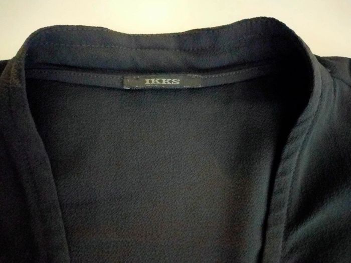 Robe noire drapée IKKS – T. 34 - photo numéro 15