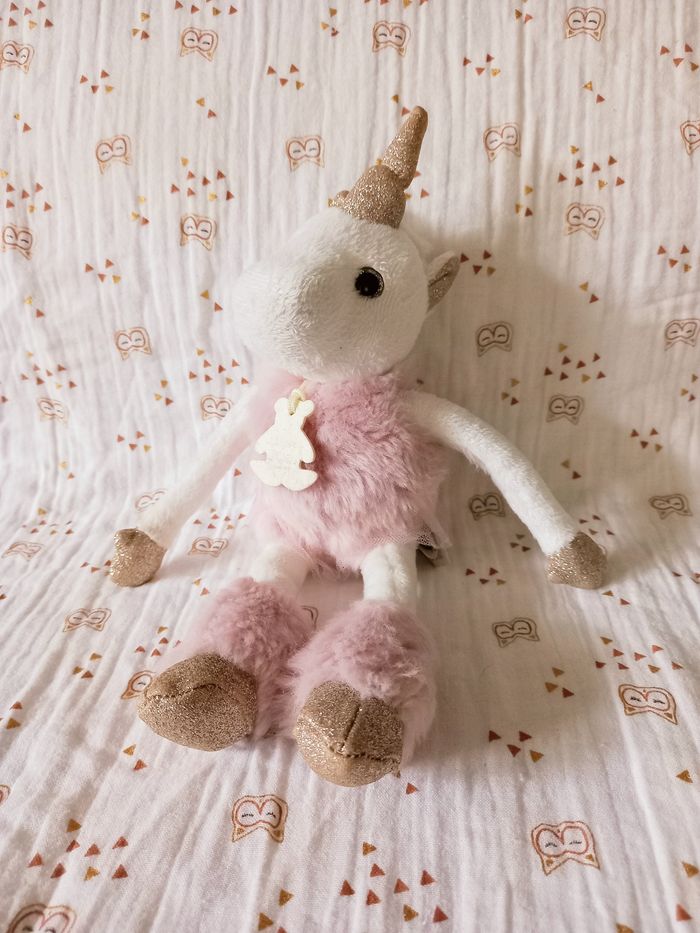 Doudou licorne Histoire d'Ours