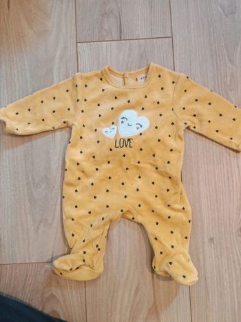 Pyjama 1 pièce 1 mois