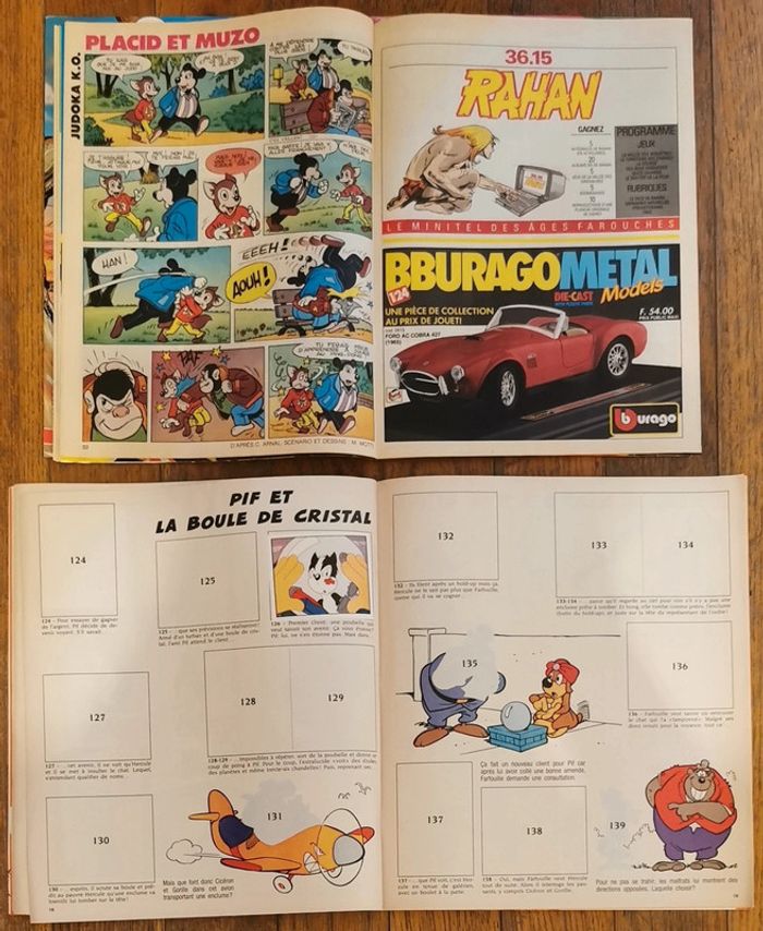 Ancien pif gadget avec album pif et hercule + poster Michael Jackson N°1093 1990 vintage - photo numéro 11