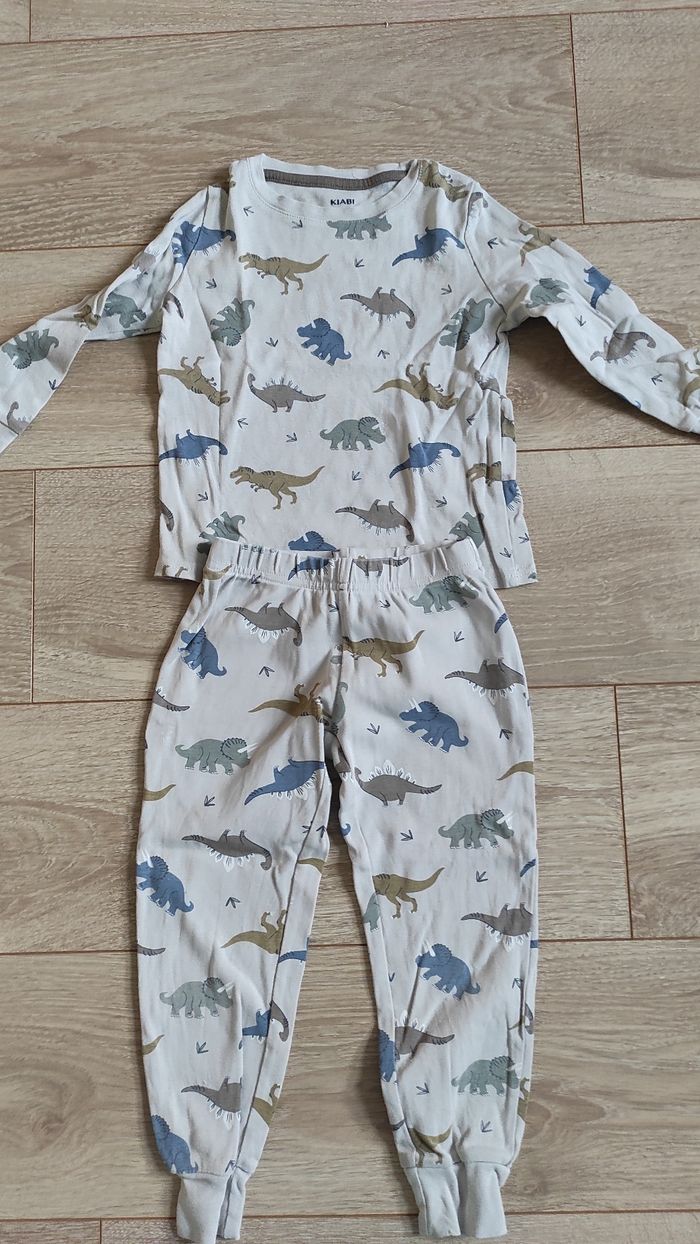 Pyjama manches longues dinosaure Kiabi taille 4 ans