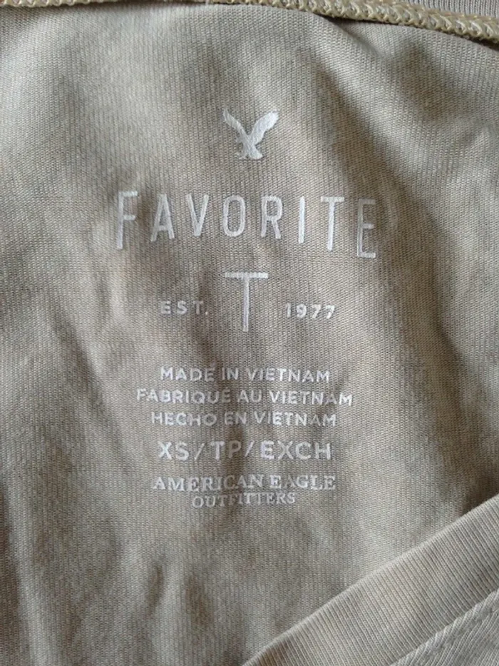 T-shirt col V manches courtes 34 American Eagles - photo numéro 6