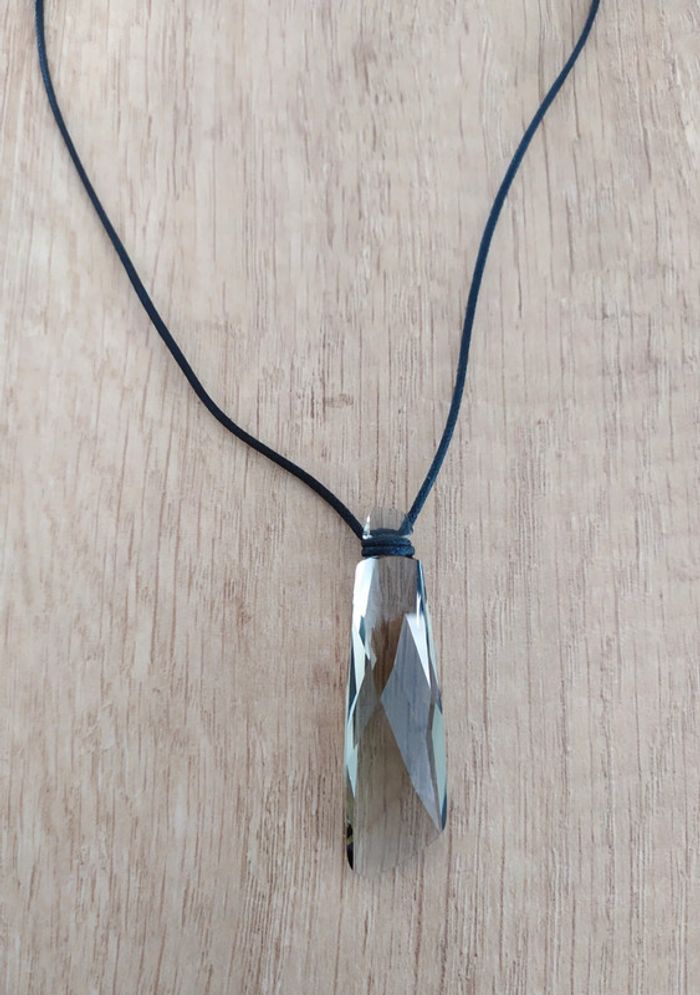 Collier cristal gris Swarovski - photo numéro 2
