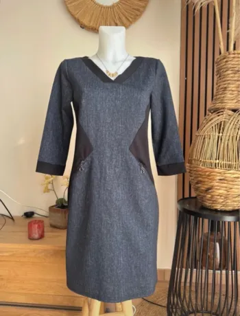 Robe effet jean